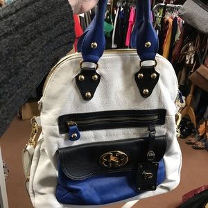 Emma Fox shoulder cross bag leather fold over